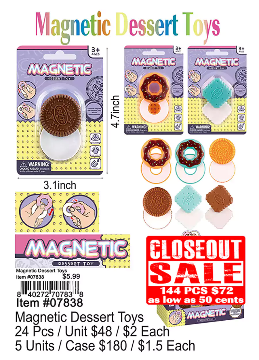 Magnetic Dessert Toys
